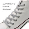 VSUDO VSUDO 110cm Length Flat Light Grey Trainers Shoelace, 8mm