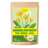 TeeLux Dandelion Root Tea Bags, Premium Raw Dandelion Root Tea,