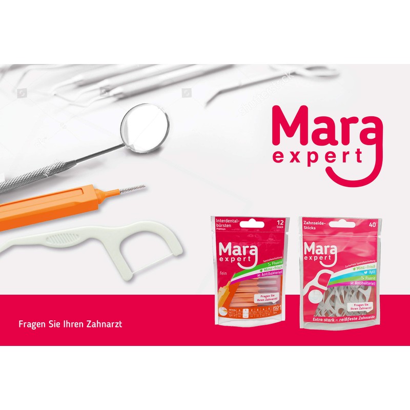 Mara Expert Interdental Brushes Tooth Cleaning Brushes for Interdental Teeth