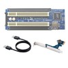 zalati PCI-E to PCI Riser Card to USB3 Hub Adapter