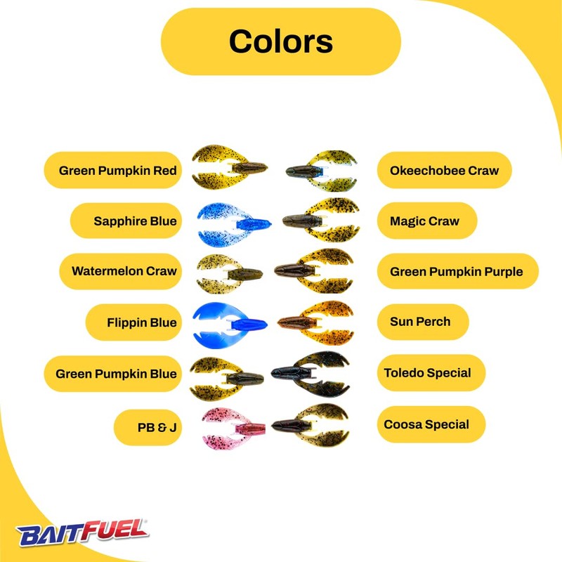 BAITFUEL PACA Chunk Creature Bait Infused with Supercharged X55 Formula