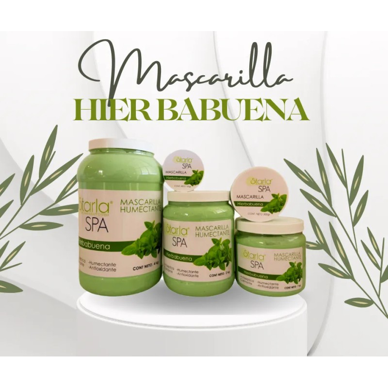 Starla® 300 Gr Mascarilla Mentol Hierbabuena.