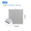 99010317 Charcoal Filter, For Broan Range Hood（11.81X 11.33X 0.4 in）-