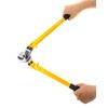 QWORK Hardened Cable Cutter, 18" Heavy Duty Stainless Steel Wire