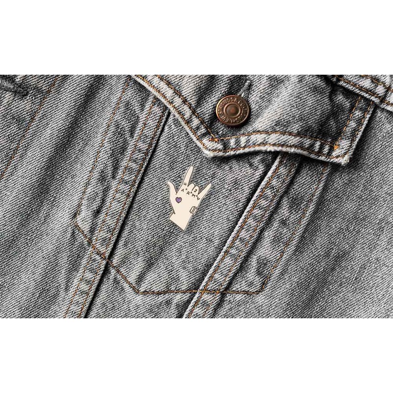 Enamel Pin, Jungkook Tatoo Hand