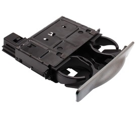 YC3Z2513560CAD Dashboard Cup Holder Replacement for 1999-2004 F250 F350 F450 F550 Super Duty, 2000-2004 Excursion Console Cup Holder Graphite Gray