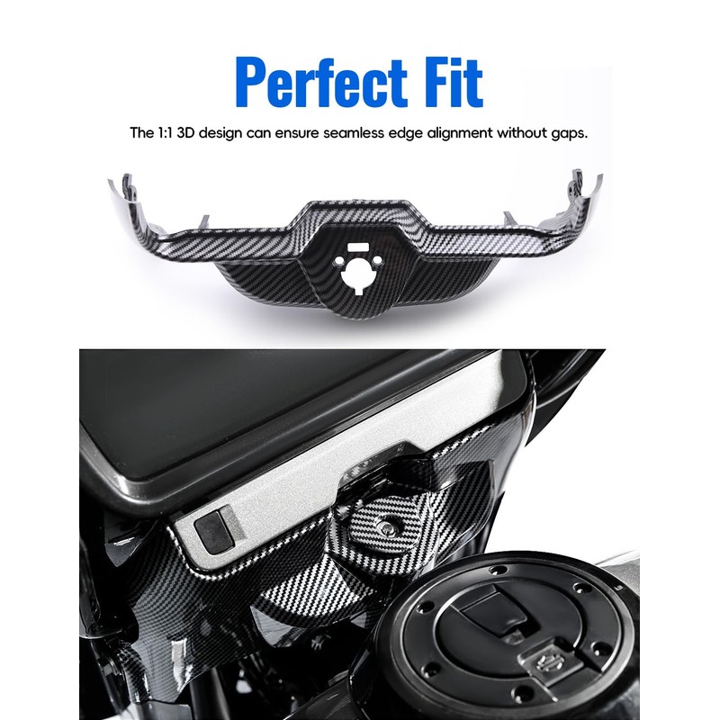 LUXEMOTO Inner Fairing Skirt for Street Glide 2024+, Carbon Fiber