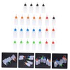 Gatuida 25Pcs Precision Applicator Bottles for Pigment and Glue Squeeze