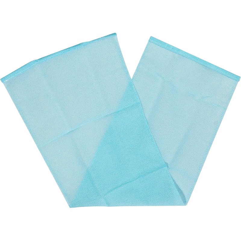 Salux Toallas de baño morado blanco azul, paquete de 3