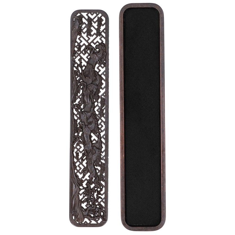 Brass Alloy Incense Burner Home Desktop Burning Incense Holder Case