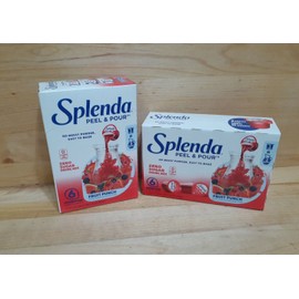 SPLENDA 2 BOXES:  Splenda Peel & Pour Fruit Punch Zero Sugar Drink Mix (12 liquid pods)