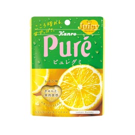 Pure Gumi Lemon 2.0 oz (56 g) [Kanro] 6 Bags 12 Boxes (72 Bags)
