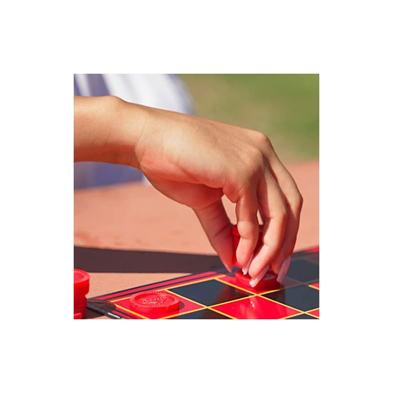Cannon Sports Checkers Replacement Pieces - 24 Pack Checkers Pieces