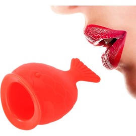 Lips Enhancer, Libradores de Labios, Potenciador de Plumper de Labios de Mujeres con Forma de Pescado Portátil, Herramienta Completa de Belleza del Dispositivo de Mejora de la Succión de Labios