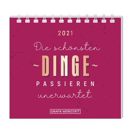 Mini-Kalender 2021 "Die schönsten Dinge": Mini-Kalender