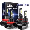AUIMSOCO For Chevy Silverado 1500 2500HD Combo 9005 H11 LED