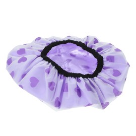 Baluue Shower Hair Cap for Women Pattern Bonnet Hair Cover for Bathing and Hair Drying Cute Heart Design Lightweight Durable