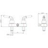 Dura Faucet DF-SA100C-MB RV Shower Faucet Valve Diverter with Classical