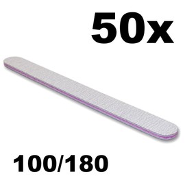 Professional Zebra File Straight 100/180 Pack of 50