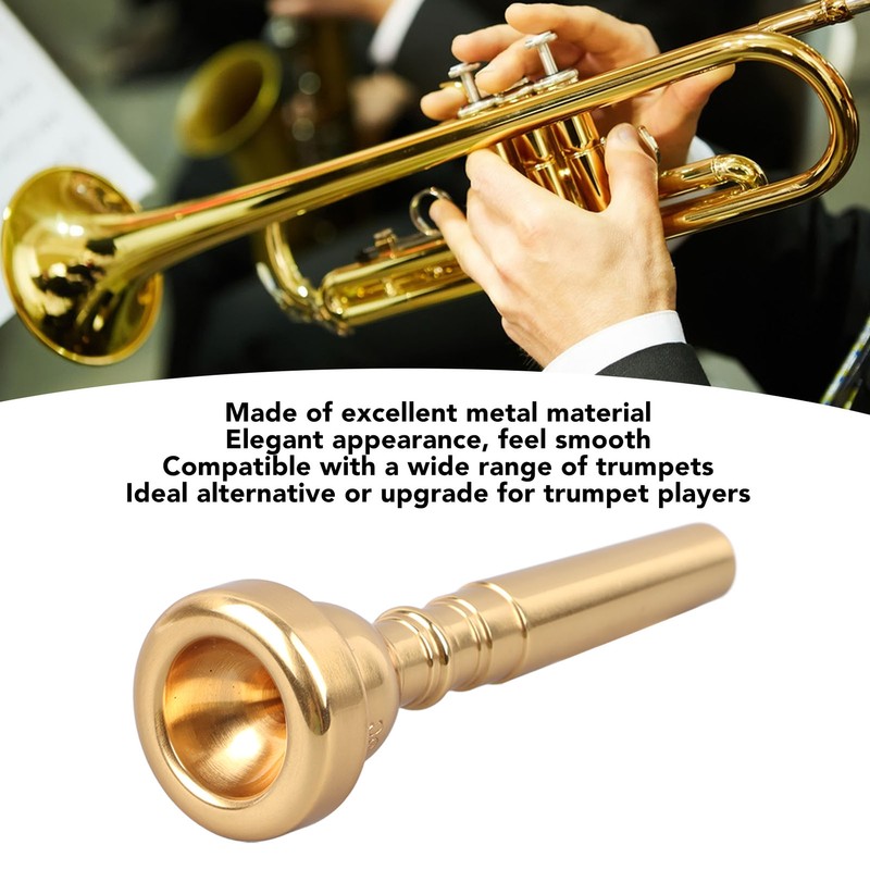 Trumpet Mouthpiece Metal Wind Musical Instrument Replacement Parts Accessories for