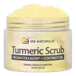 Exfoliante Corporal Cúrcuma Con Colágeno Y Aceite De Coco M3                                                                                          