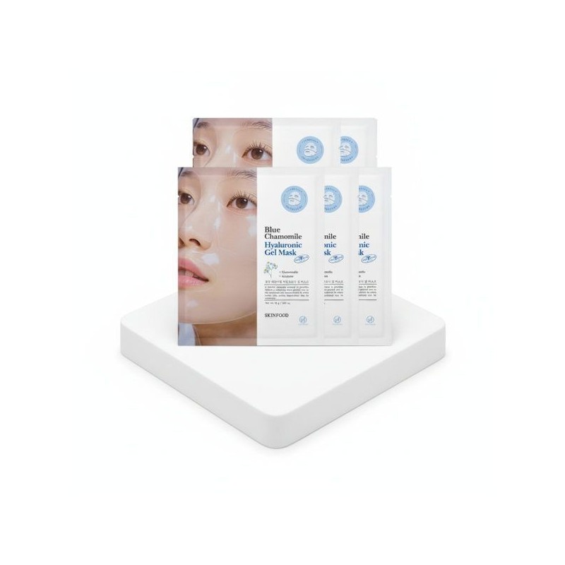 SKINFOOD Blue Chamomile Hyaluronic Hydrogel Mask 5 sheets (On) /