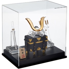 CNSWK273 Cute Tango no Sekku Handmade Glasswork Luxury Celebration Helmet with Clear Case