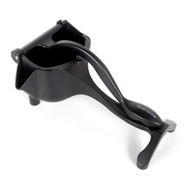 Noverchine Premium Hand Press Squeezer Manual Citrus Juicer for Fresh Orange, Lemon, Lime, Pomegranate Juice - Heavy Duty Handheld Aluminium Alloy Juice Extractor Matte Black