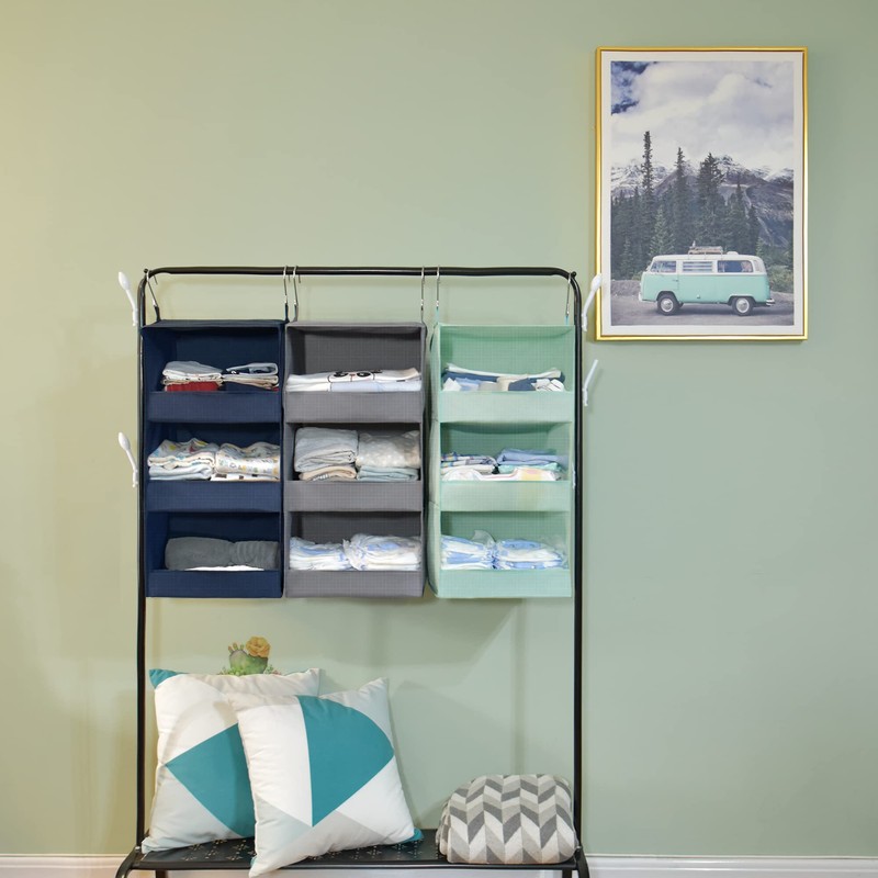 GRANNY SAYS 3-Shelf Hanging Closet Organizer, Pack of 1 Hanging