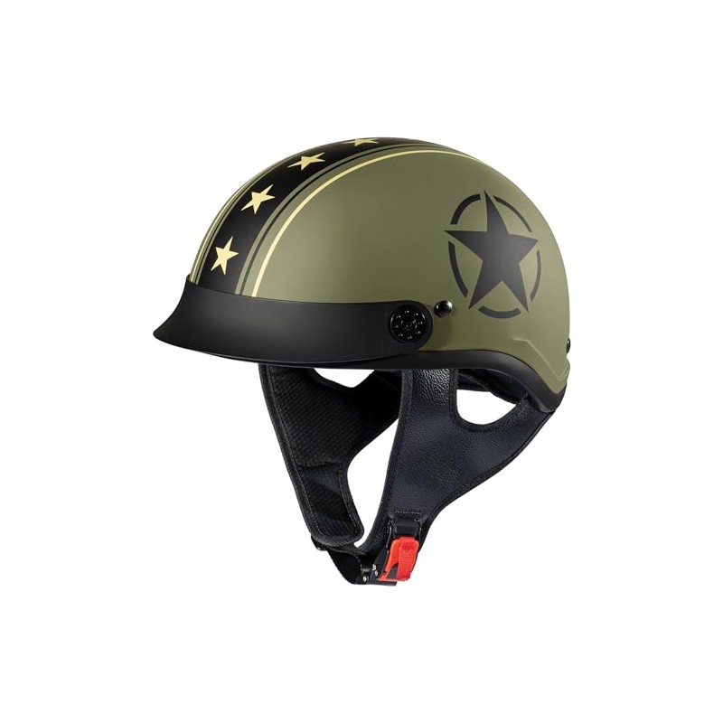 Fulmer 951 Core Half Helmet (Matte Green - Large)