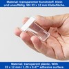 Windscreen Parking Permit Holder, Pack of 3, Transparent Stick-On Holder,