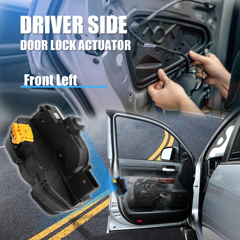 WUANGKI Door Lock Actuator | Front Left Driver Side |