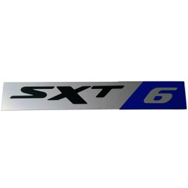 24Designs Compatible Sxt Sxt6 Black Blue Vinyl Stick on Emblem Replacement for Dodge