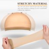 Wig Caps, MORGLES 8 Pcs Nude Stocking Cap for Wigs,