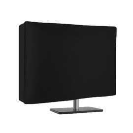ZONAHAH 28.3 x 4.9 x 18.1 inch Monitor Dust Cover, Computer Screen Protector, Dustproof LCD LED HD Panel Protective Cover, Compatible with 26-28 Inch PC Desktop and TV, Black