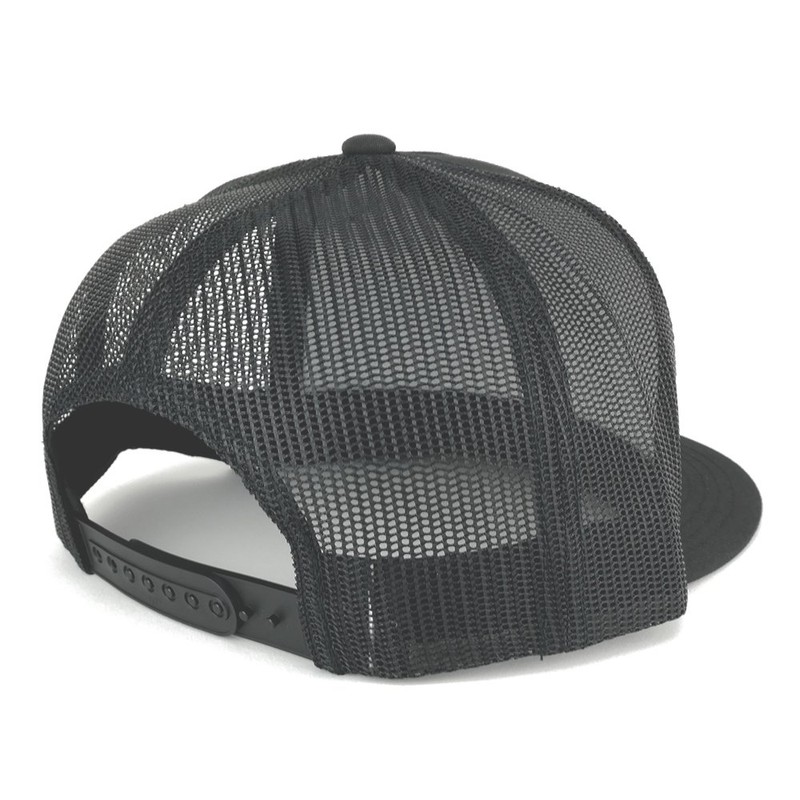 Flexfit 5 Panel NASA Worm Gold Text Embroidered Patch Snapback