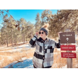 Funky Junque Exclusives - Diadema de punto con forro para cola de caballo para mujer, Gris, Negro, Beige, Beige Francés - Mezcla de 4 Tonos, Talla única