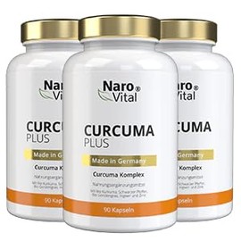 3 Savings Menu Turmeric Ginger Capsules High Dose - With Curcuma Extract, Barley Grass, Turmeric Powder, Ginger, Piperine, Curcumin - 90 Vegan Capsules - Alternative to Tablets (3)