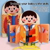 Learning to Dress Board Wooden Early Learning Basic Life Skills