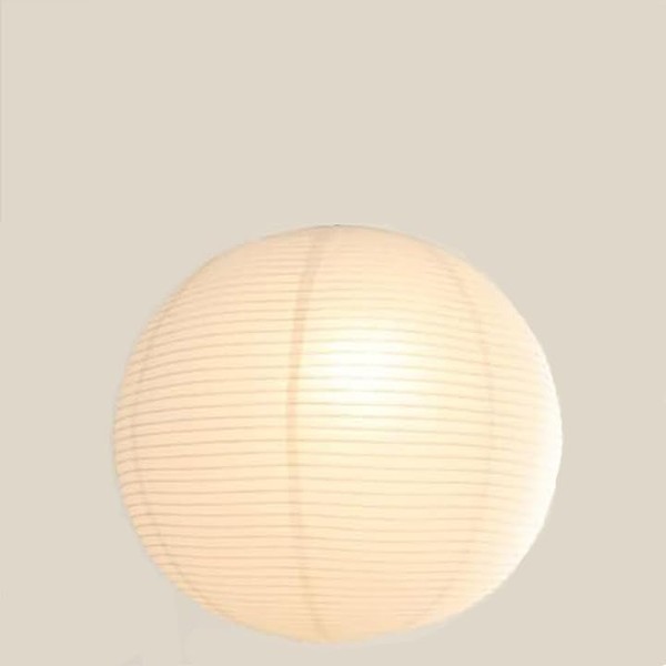 Large Paper Lantern Pendant Light - Off White Paper Shade-