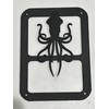Squid with Tentacles in 3D - Black For Jeep Wrangler