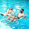 FindUWill Fabric Pool Hammock Floats, XL, 2Pack Inflatable Multi-Purpose Water