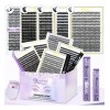 Kit De Extensiones De Pestañas 5 Discos, Gran Capacidad