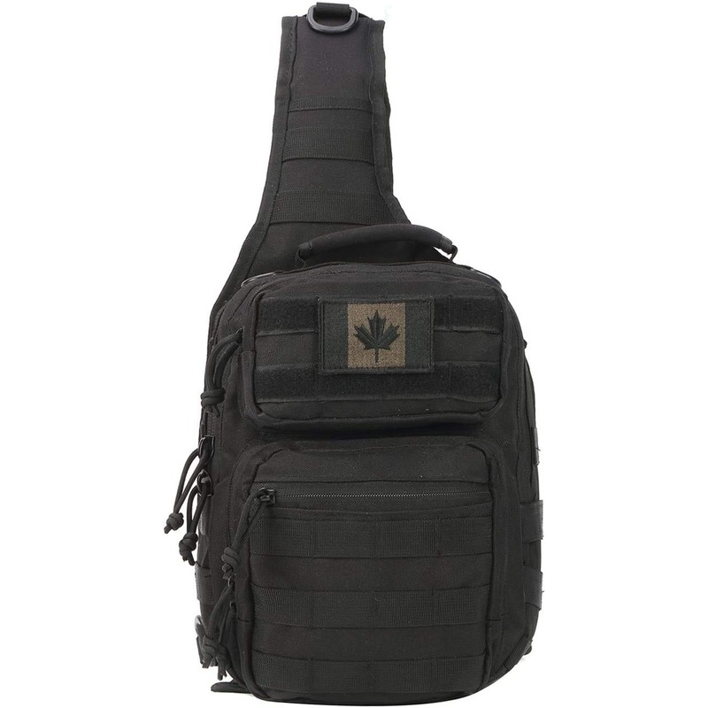 Coolton Tactical Sling Bag, Shoulder Army Molle Daypack, Hiking Hunting
