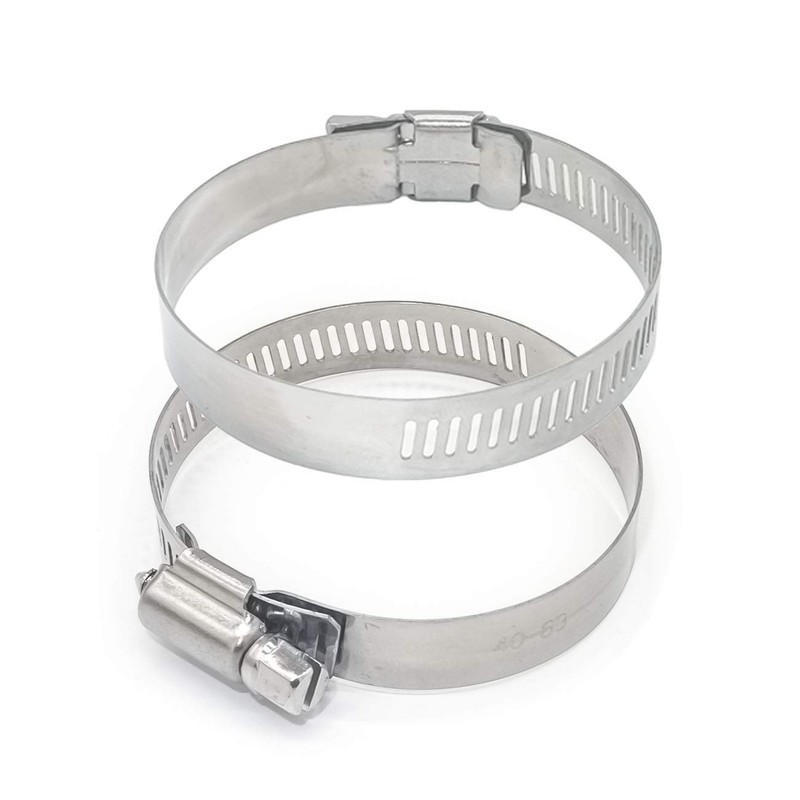 Stainless Steel Adjustable Hose Clamp Hose Band Pack of 6