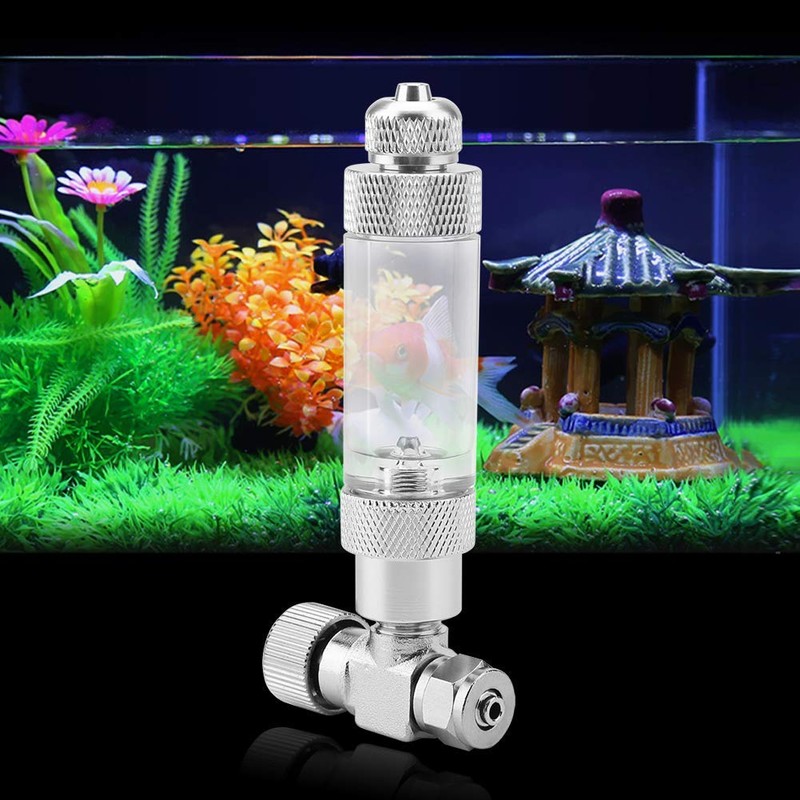Duokon CO2 Bubble Counter, Needle Valve for Aquarium System, CO2