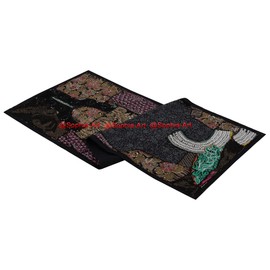 Ethnic Cotton Decorative Indian Dinning Art Table Patchwork Beads Embroidered Room Handmade Decor Cloth Table Runner (Black, 12" x 60")