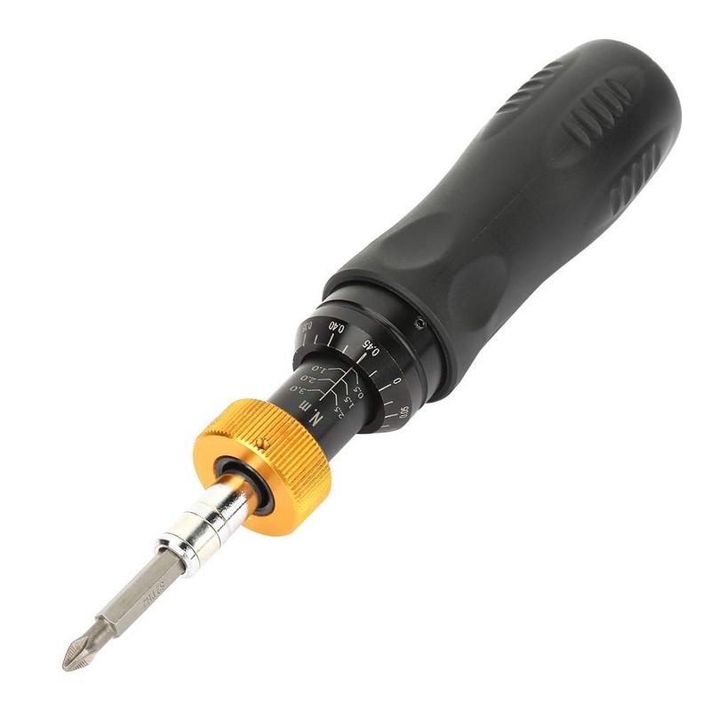 Precision Certified Torque Screwdriver 0.5-3 Nm, Adjustable Torque Screwdriver for