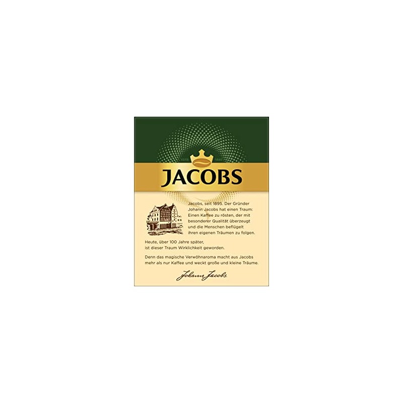 Jacobs Cafe Crema Sticks 25 Cup Portions 45g