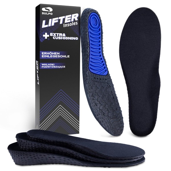 SULPO Shoe Insoles Raiser - Increase Insoles - Heel Lift